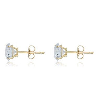 14K Round-Cut CZ - Image 3