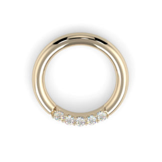 5-Stone Seam Ring